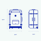 Valise souple 2 roues small Reykjavik